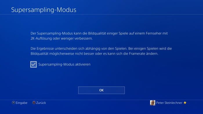 Sony selbst weist auf kleinere mögliche Probleme hin. (Bild: Sony / Screenshot: Golem.de)